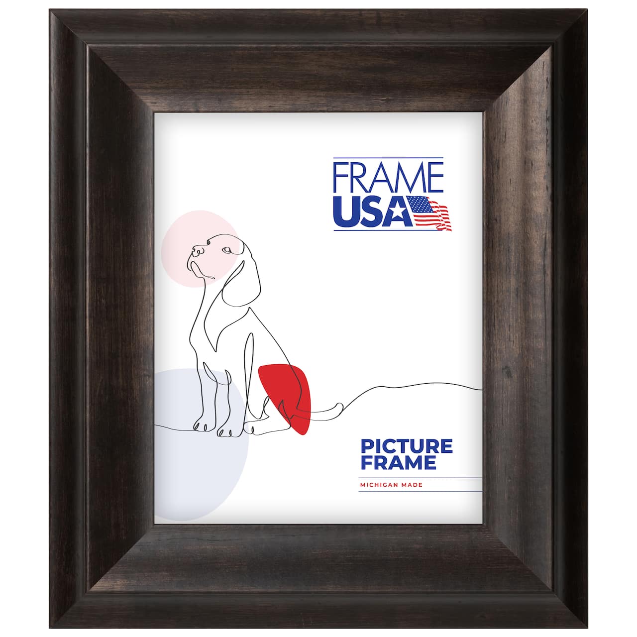 Frame USA Verona Wide Espresso Single Image Picture Frame